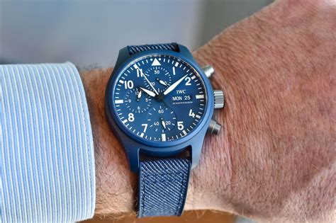 iwc top gun 錶帶|iwc oceana chronograph watch.